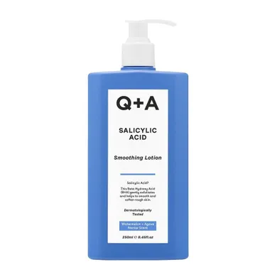 Q+A, Salicylic Acid Smoothing Lotion, balsam do ciała z kwasem salicylowym przeciw wypryskom, 250 ml