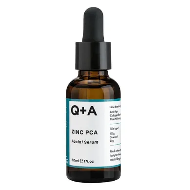 Q+A, Zinc PCA Facial Serum, regenerujące serum do twarzy z cynkiem PCA, 30 ml