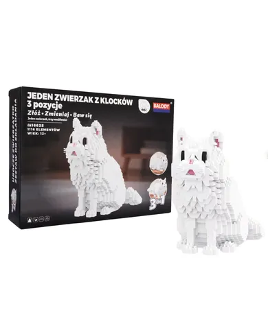QBI, Kot 3w1, klocki konstrukcyjne, 1116 elementów