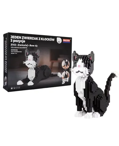 QBI, Kot 3w1, klocki konstrukcyjne, 767 elementów