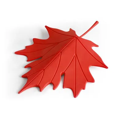 Qualy, bloker do drzwi, liść jesieni, czerwony