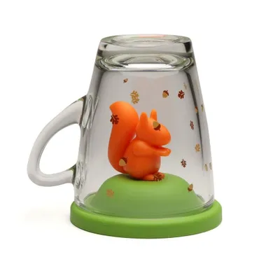 Qualy, kubek z pokrywką, wiewiórka, 10428-GN-OR