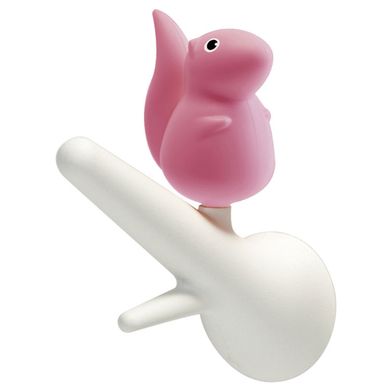 Qualy, wieszak wiewiórka, różowy, 2 szt., 10088-WH-PK