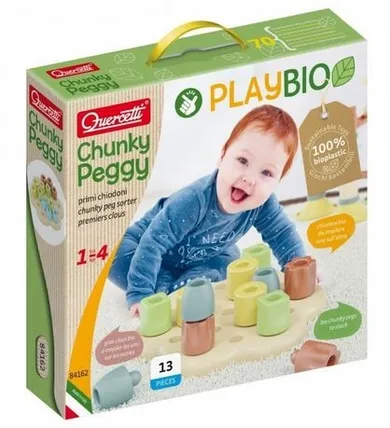 Quercetti, Playbio chunky peggy, układanka