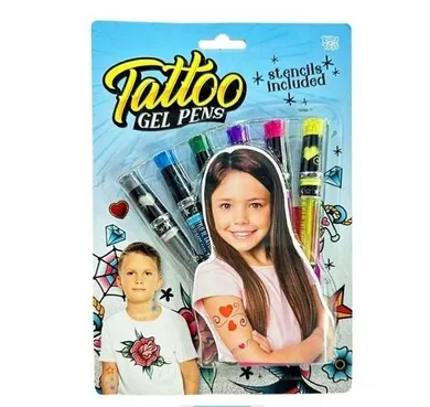 Quint, długopisy żelowe do tatuażu, 6 szt.