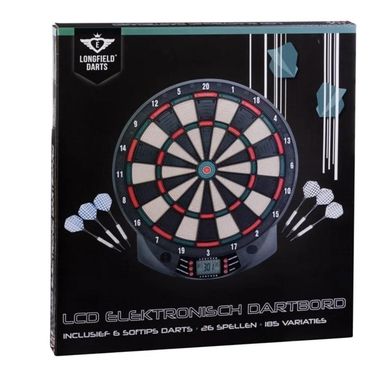 Quint, Longfield, elektroniczna tarcza do darta z rzutkami, 6 szt.