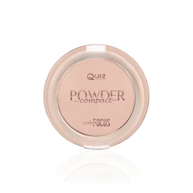Quiz Cosmetics, Color Focus Powder, lekki puder matujący, N°02, 10g