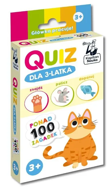 Quiz dla 3-latka. Kapitan Nauka