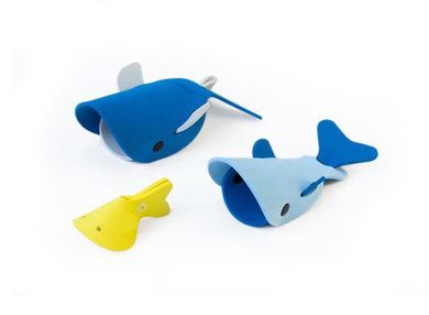 Quutopia, zestaw puzzli piankowych 3D do kąpieli, wieloryby