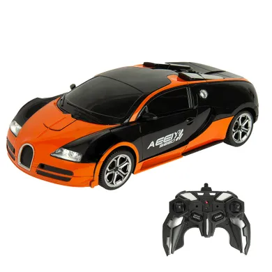 Race Xtreme, Samochód i robot transformujący 2w1, pojazd zdalnie sterowany, światło i dźwięk, 1:18