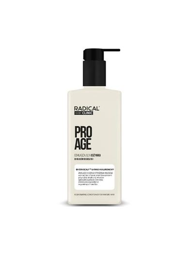 Radical, Hair Clinic Pro Age, odżywka odmładzająca do włosów dojrzałych, kerascalp & kwas hialuronowy, 200 ml