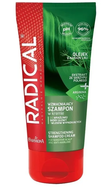 Radical, wzmacniający szampon w kremie, 200 ml