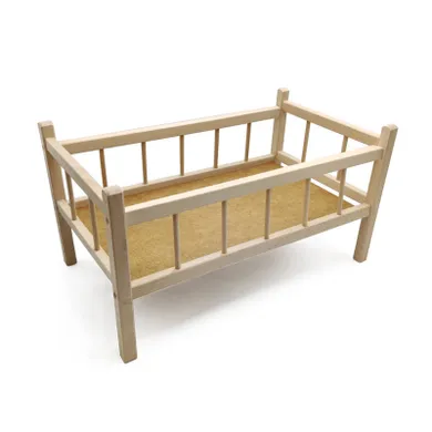 Rafał Magiera, drewniane łóżeczko dla lalek