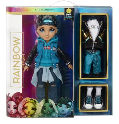Rainbow High, Kendall Teal, Boy, lalka modowa