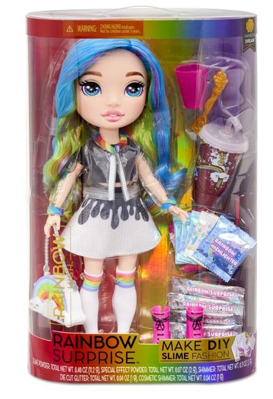 Rainbow High, Make DIY Slime Fashion, Rainbow Dream, lalka modowa ze slimem i akcesoriami