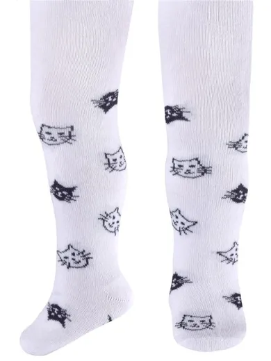 Rajstopy dziecięce, białe, Milusie