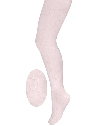 Rajstopy dziewczęce bawełniane, różowy, Milusie