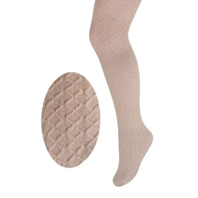 Rajstopy dziewczęce, beżowe, mikrofibra, Milusie