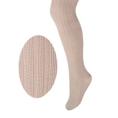 Rajstopy dziewczęce, beżowe, mikrofibra, Milusie