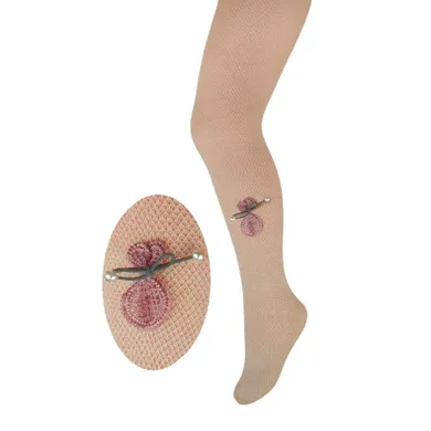 Rajstopy dziewczęce, beżowe, Milusie
