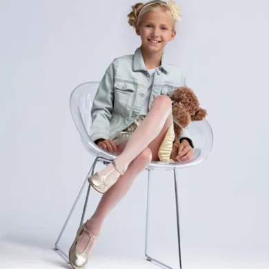 Rajstopy dziewczęce, beżowe, Yoclub