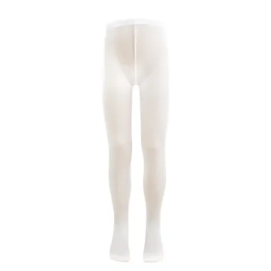 Rajstopy dziewczęce, białe, 40 DEN, Nicol
