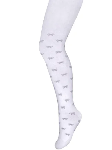 Rajstopy dziewczęce, białe, Milusie
