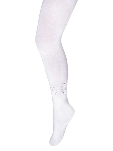 Rajstopy dziewczęce, białe, Milusie