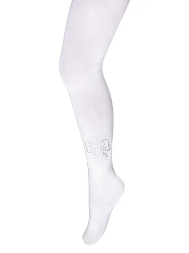 Rajstopy dziewczęce, białe, Milusie