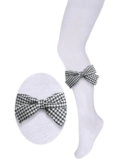 Rajstopy dziewczęce, białe, Milusie