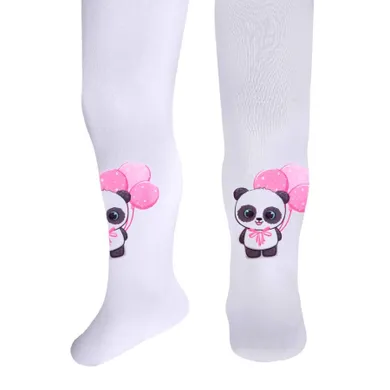 Rajstopy dziewczęce, białe, Milusie