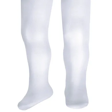 Rajstopy dziewczęce, białe, Milusie