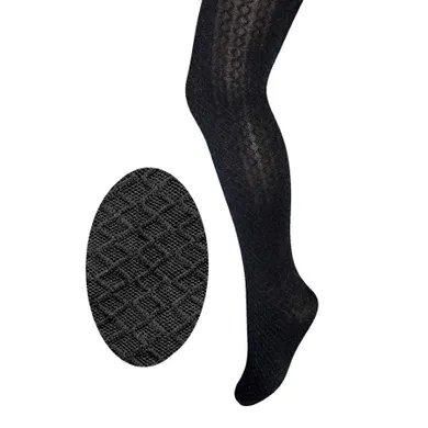 Rajstopy dziewczęce, czarne, mikrofibra, Milusie