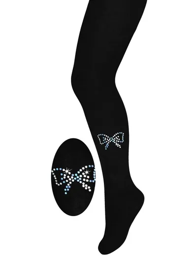 Rajstopy dziewczęce, czarne, Milusie