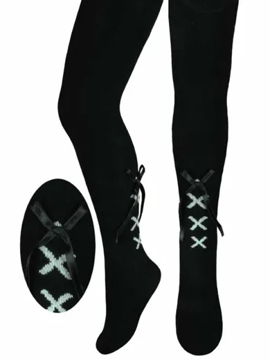 Rajstopy dziewczęce, czarne, Milusie