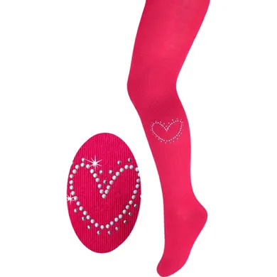 Rajstopy dziewczęce, czerwone, Milusie