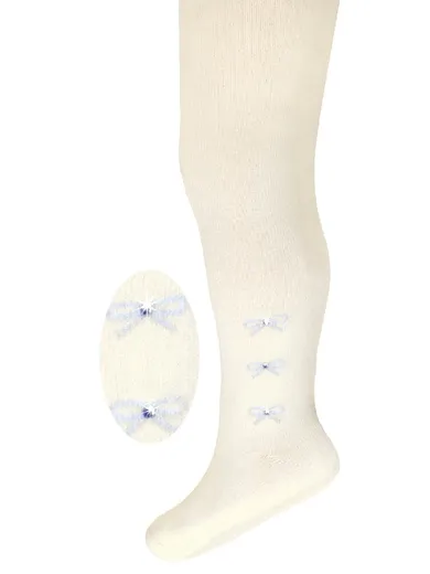 Rajstopy dziewczęce, ecru, Milusie