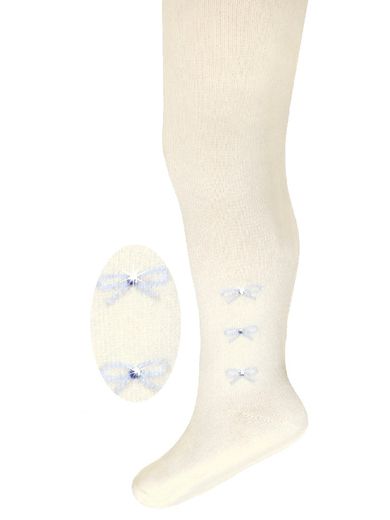 Rajstopy dziewczęce, ecru, Milusie