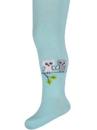 Rajstopy dziewczęce, miętowe, Milusie