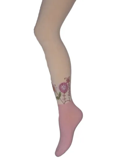 Rajstopy dziewczęce, różowe, Milusie