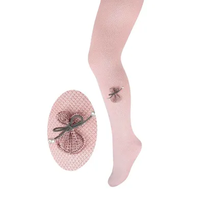Rajstopy dziewczęce, różowe, Milusie
