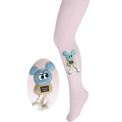 Rajstopy dziewczęce, różowe, Milusie