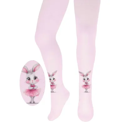 Rajstopy dziewczęce, różowe, Milusie