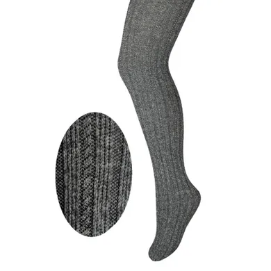 Rajstopy dziewczęce, szare, mikrofibra, Milusie