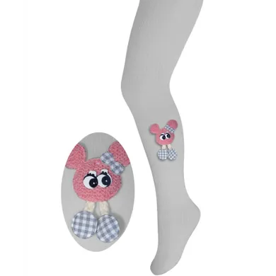 Rajstopy dziewczęce, szare, Milusie