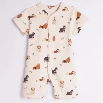 Rampers chłopięcy, beżowy, Nicol