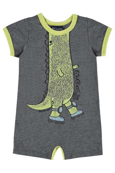 Rampers chłopięcy, ciemnoszary, Quimby