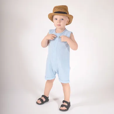 Rampers chłopięcy, niebieski, Nicol