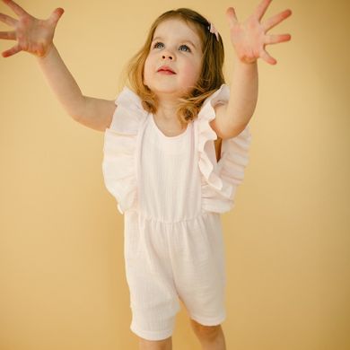 Rampers dziewczęcy, różowy, Eevi