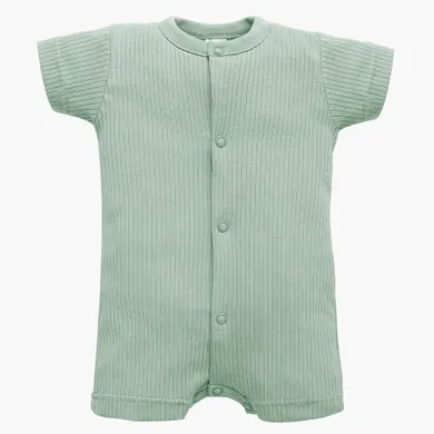 Rampers niemowlęcy, prążkowany, zielony, Pinokio